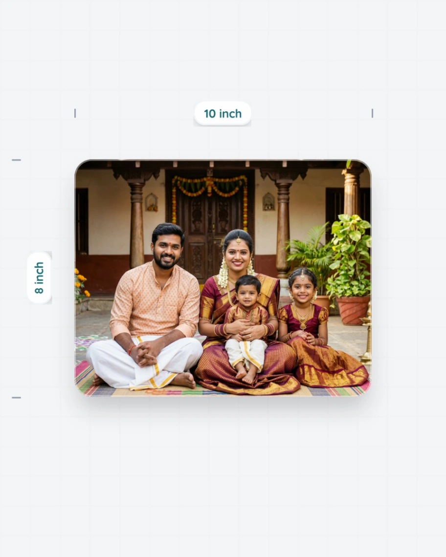 Acrylic Family Picture Frame