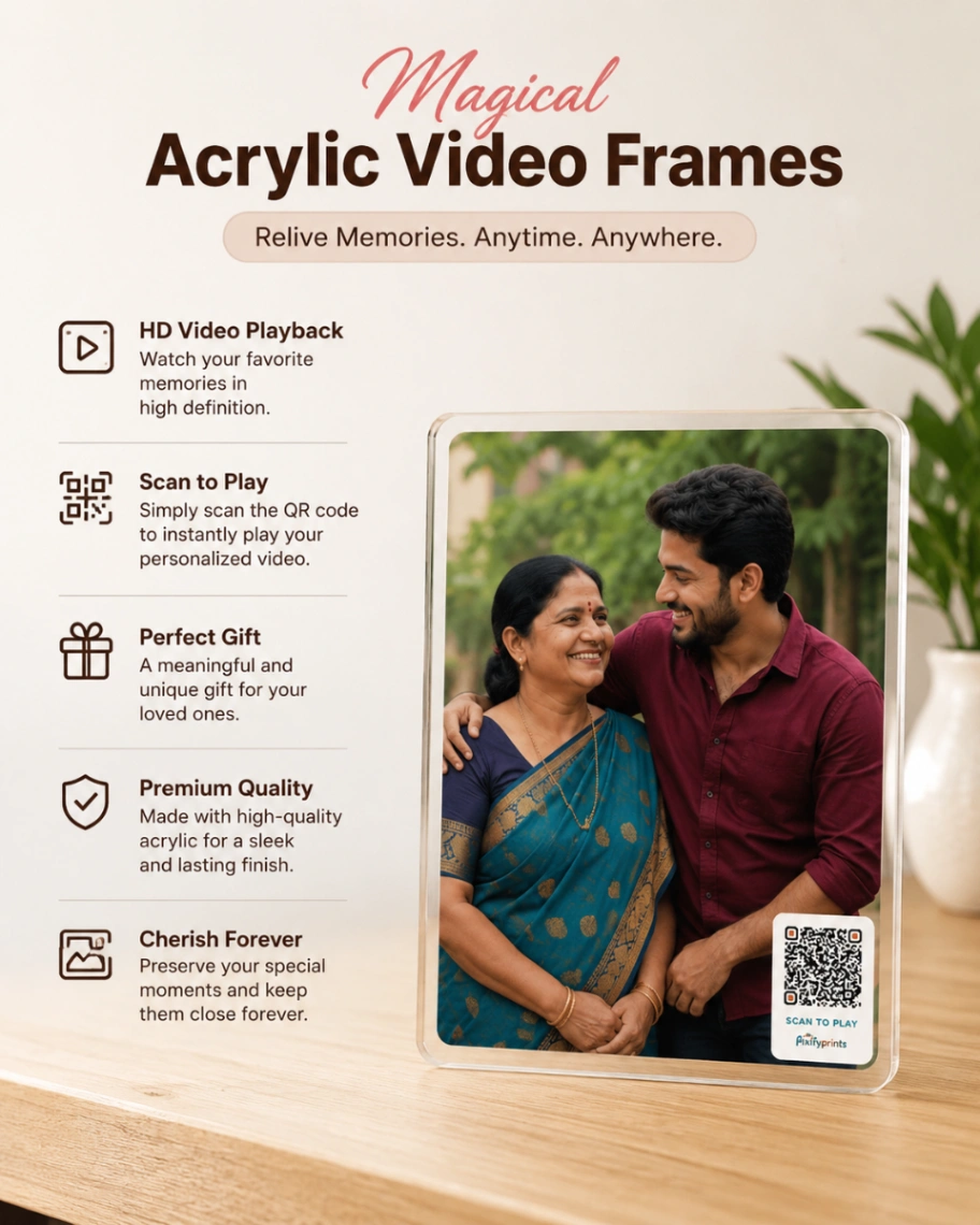 Magical Acrylic Video Frames